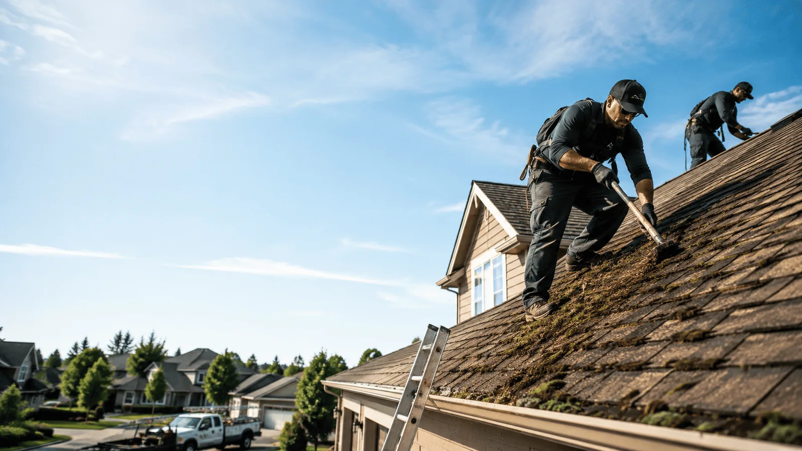 Roof Moss Removal in Seneca, IL near me